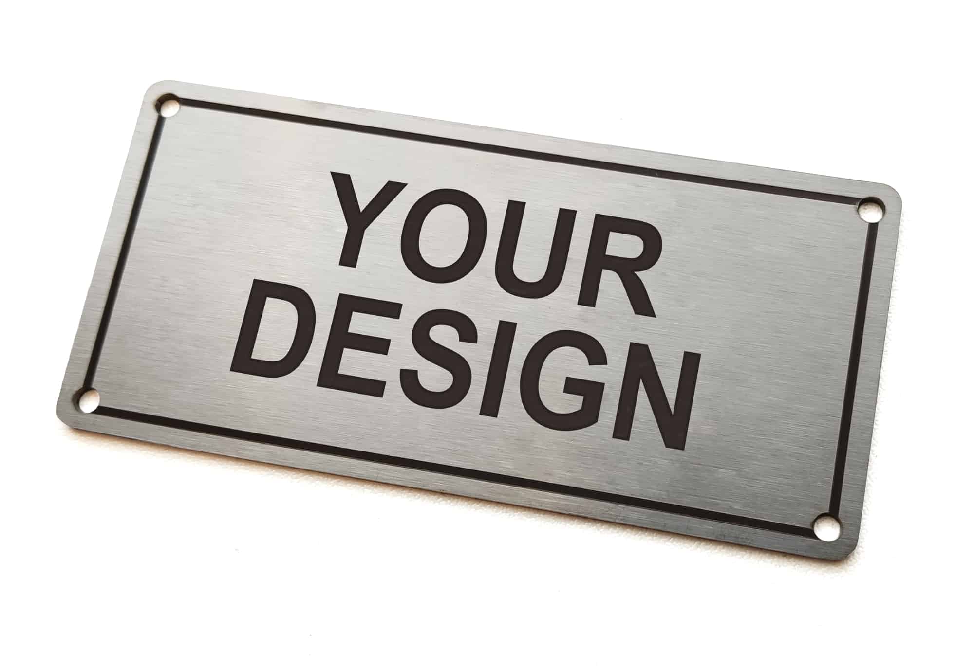 Stainless Steel Signs - easy to customize and order | Marktek
